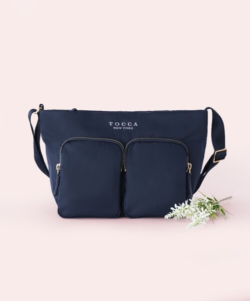 TOCCA ポシェットバッグ　ブラックショルダーバッグ TOCCA ショルダーバッグ バッグ RIBBON KNOT POCHETTE