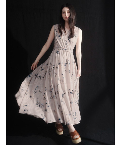FRAY I.D♡カシュクールプリントワンピース FRAY I.D｜カシュクールプリントワンピース