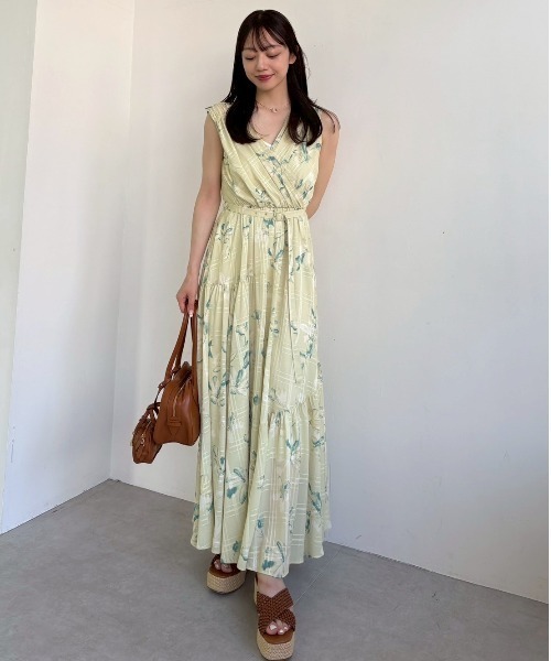 FRAY I.D（フレイ・アイディー） ワンピース フラワープリント