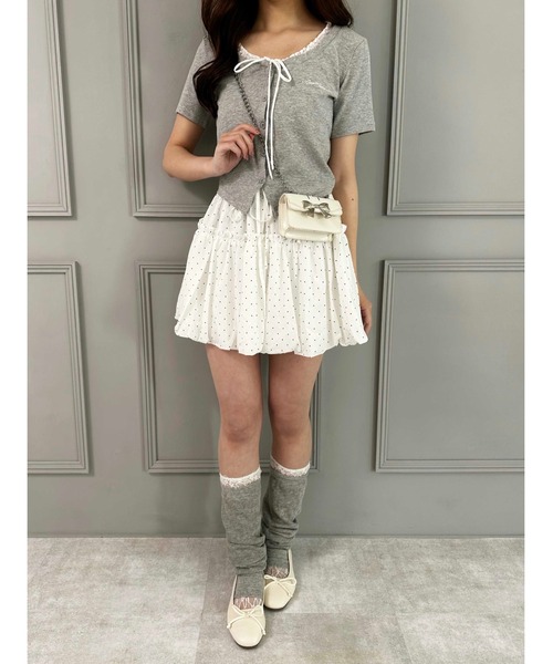 スカート 「PHILLY」ドットフリルギャザースカート : ZOZOTOWN Yahoo