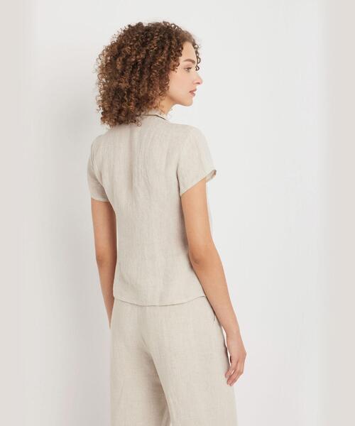 「To b. by agnes b.」 半袖ブラウス 36 グレー レディース US79 CHEMISE ブラウス（L839US798017