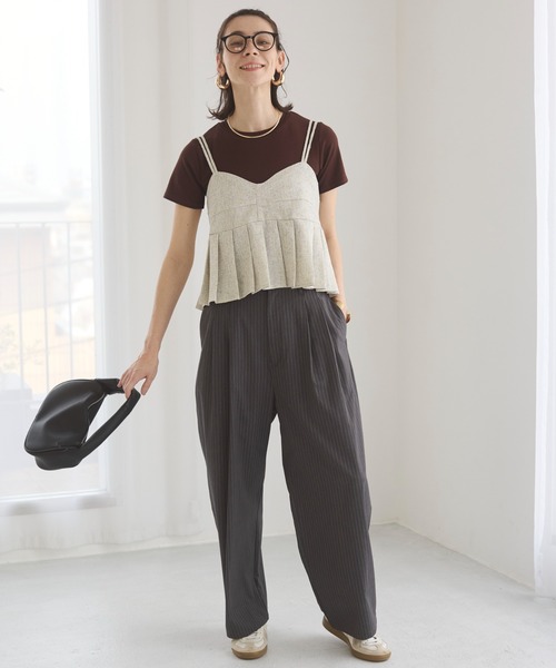 PATOU★クロップド Tシャツ 半袖 2色 トップス レディース クロップ ド PATOU(パトゥ) Tシャツ・カットソー(レディース