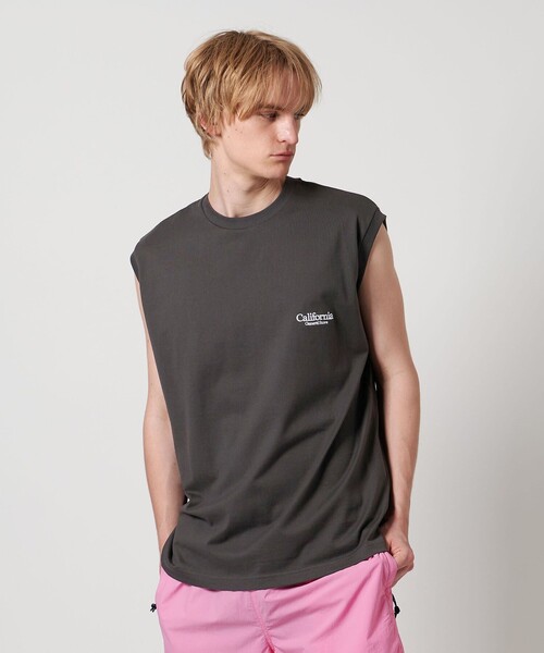R★  Jeans★ノースリーブ Tシャツ コットン SHIPS タンクトップ ノースリーブ オーガニック コットン 2WAY
