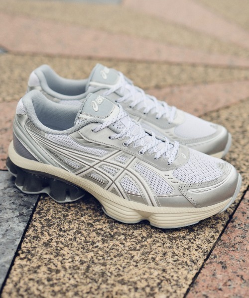 スニーカー asics SS25 Asics Sneakers (1203A591 101) Asics Gel-Kinetic Fluent - White / White – Kith Canada