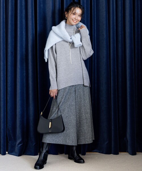 23区（ニジュウサンク） 長袖ニット 38 ブルー レディース : ZOZOTOWN