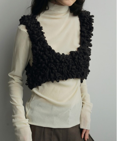 anuke ベスト ジレ Loop Knit Vest レディース : ZOZOTOWN Yahoo!店