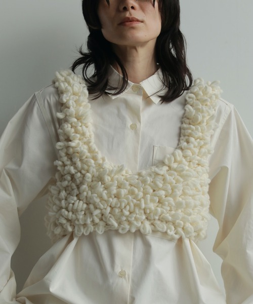 anuke（アンヌーク） ベスト ジレ Loop Knit Vest レディース
