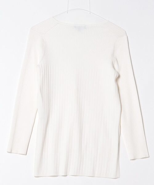 Theory - セオリー 24SS VNK ニット セーター Vネック 五分袖 S 白 ホワイト theory 「theory 」 Vネックニット S ホワイト レディース