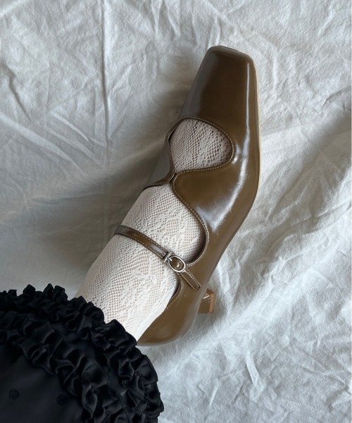 POMUM＆ARTS パンプス square toe maryjane pumps / スクエアトゥ