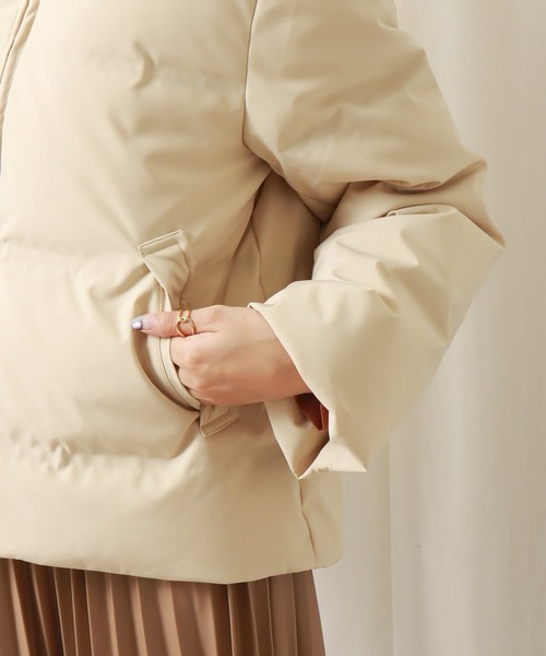 「libelle more」 「MARBLE WAITZ」ダウンジャケット M グレー レディース_画像4