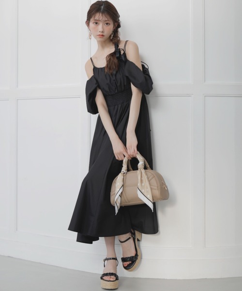 新品未使用rienda【AKB48 千葉恵里さん着用】【女神ワンピ・】ピンクs rienda | 【AKB48 千葉恵里さん着用】【女神ワンピ