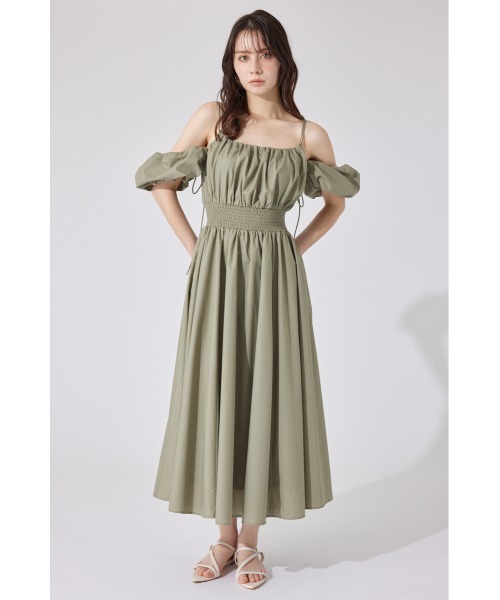 rienda メニーウェイフレアワンピース 夏服 オフショル　ワンピース rienda ワンピース 「AKB48千葉恵里さん着用」メニーウェイ