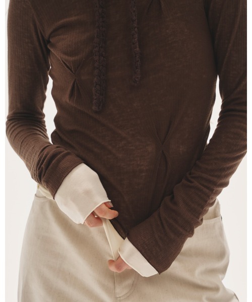 TODAYFUL tシャツ Tuck Layered Long T-shirts レディース : ZOZOTOWN