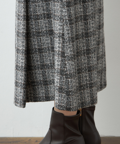 「Petit Honfleur」 ロングスカート 67 ブラック レディース_画像7