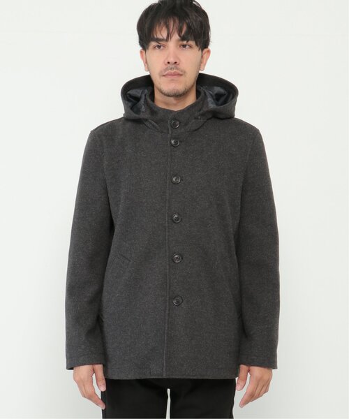 「IKKA LOUNGE」 カジュアルジャケット M チャコールグレー メンズ_画像5