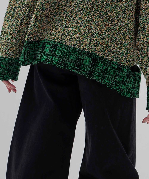 ワイドパンツ ジーンズ デニム デニムパンツ YANUK / LAURA Curve Tapered(カーブテーパードデニム 57153299)の画像