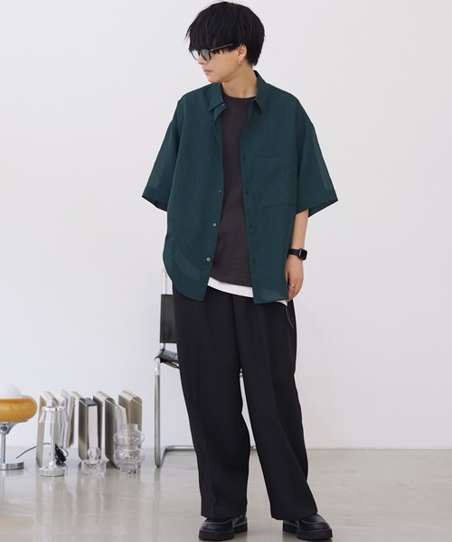 WYM LIDNM 「WYM LIDNM」 スラックス L ダークブラウン メンズ