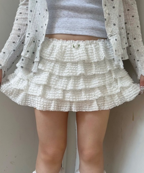 CRANK（JACKALL） スカート 「CRANK」LACE CANCAN SKIRT PANTS