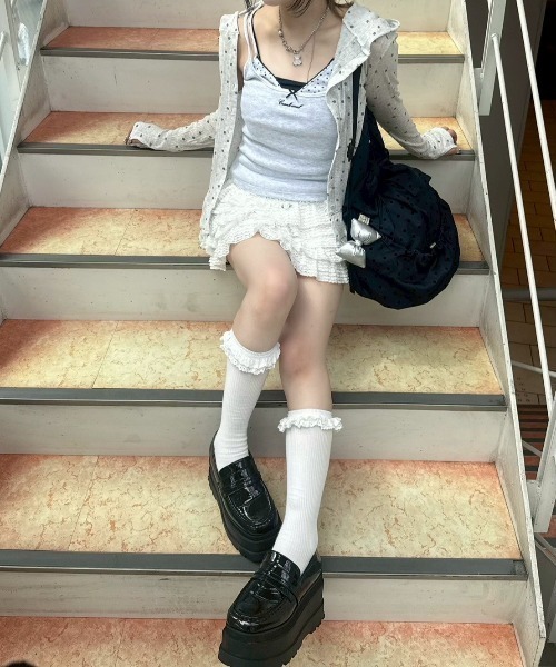 CRANK（JACKALL） スカート 「CRANK」LACE CANCAN SKIRT PANTS