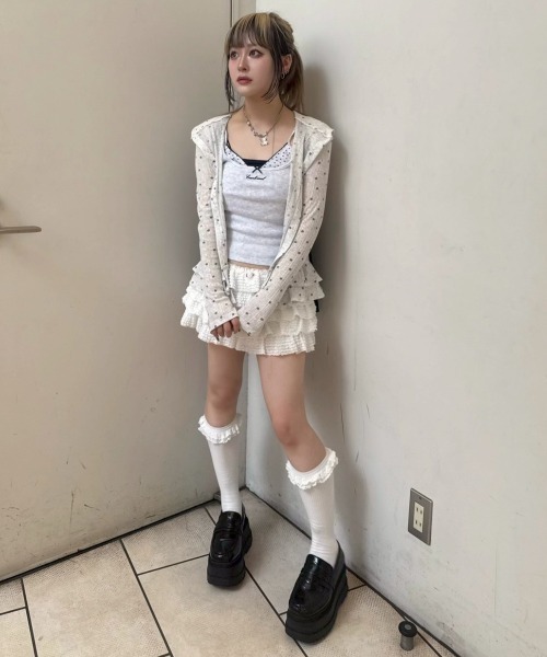 CRANK（JACKALL） スカート 「CRANK」LACE CANCAN SKIRT PANTS