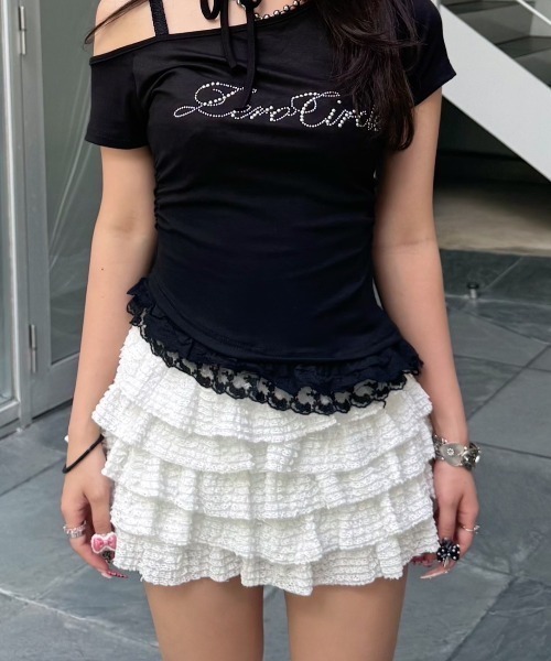 CRANK（JACKALL） スカート 「CRANK」LACE CANCAN SKIRT PANTS