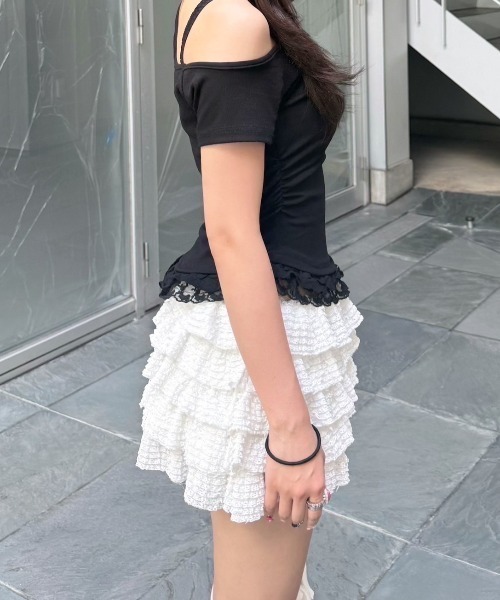 CRANK（JACKALL） スカート 「CRANK」LACE CANCAN SKIRT PANTS