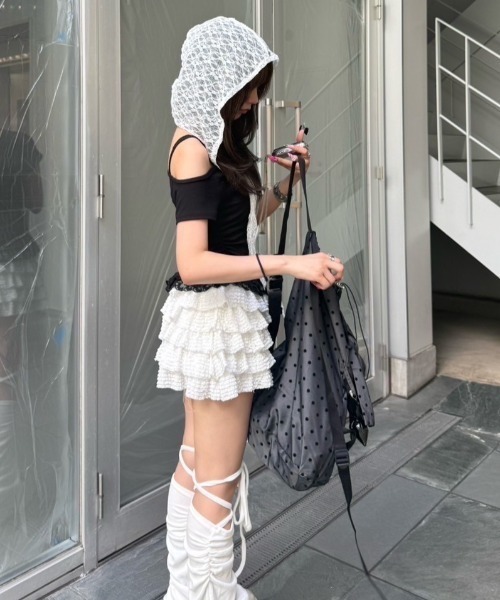 CRANK（JACKALL） スカート 「CRANK」LACE CANCAN SKIRT PANTS