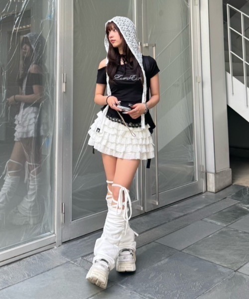 CRANK（JACKALL） スカート 「CRANK」LACE CANCAN SKIRT PANTS