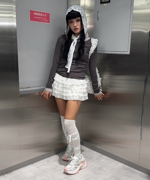 CRANK（JACKALL） スカート 「CRANK」LACE CANCAN SKIRT PANTS