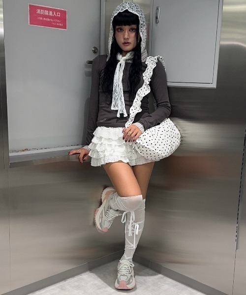 CRANK（JACKALL） スカート 「CRANK」LACE CANCAN SKIRT PANTS