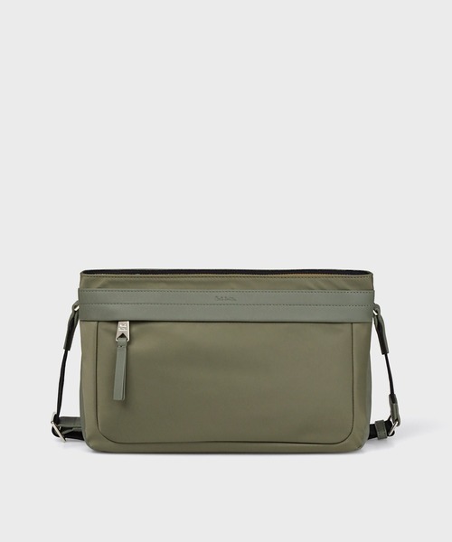極美品 ポールスミス ナイロンブライトストライプト リム2WAYショルダーバッグ ナイロンブライトストライプトリム SS25 2WAYミニ