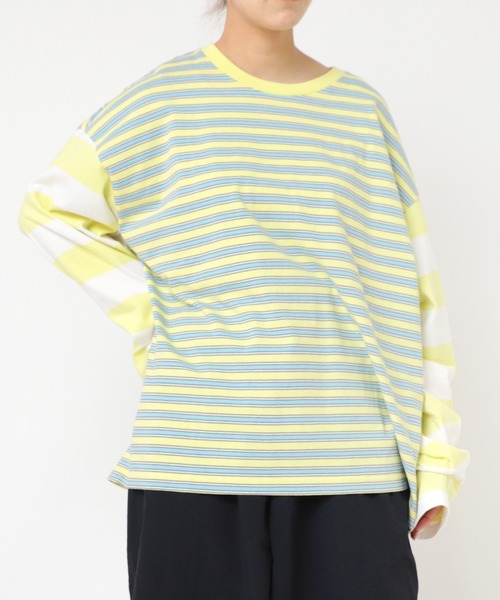 「RNA」 長袖カットソー MEDIUM イエロー レディース