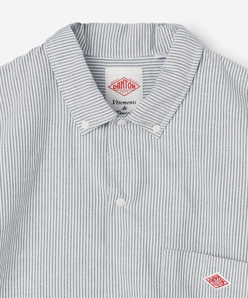 新品【DANTON】コットン半袖シャツ　36サイズ DANTON | コットン 半袖シャツ WOMEN