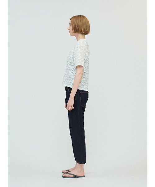 mizuiroind tシャツ mizuiro ind ストレッチレースクルーネックT