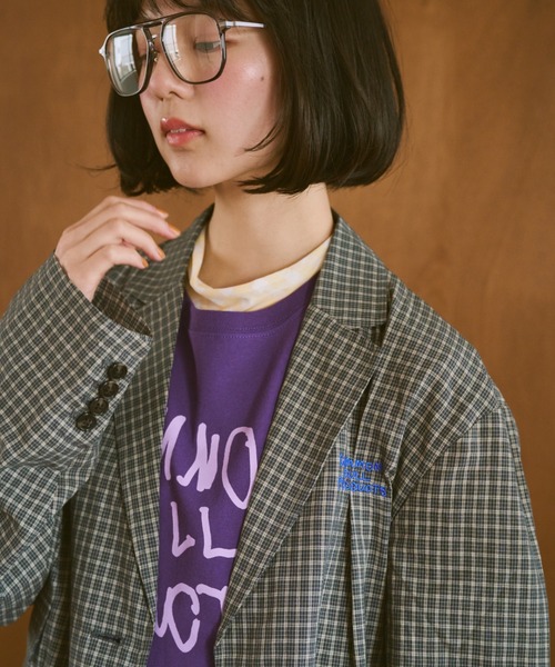 common gull products／コモン ガル プロダクト チェック common gull products. 「common products.」 ジャケット MEDIUM