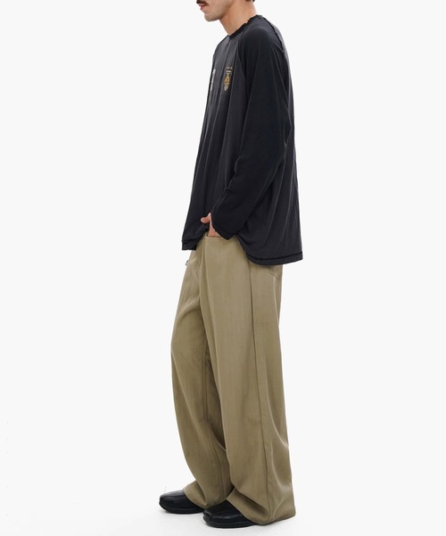 MASONPRINCE パンツ 3カラー ルーズフィット フリップポケット