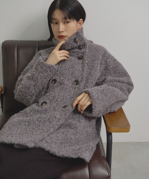 2way シャギーミドルコート セール】2WAYシャギーミドルコート（その他アウター）｜Shelly island