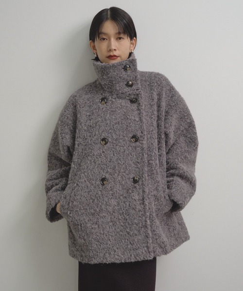 Shelly island（シェリーアイランド） コート アウター 2WAYシャギー