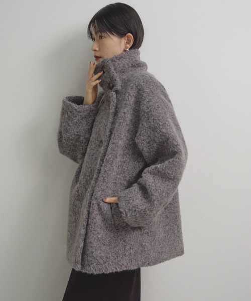 Shelly island（シェリーアイランド） コート アウター 2WAYシャギー