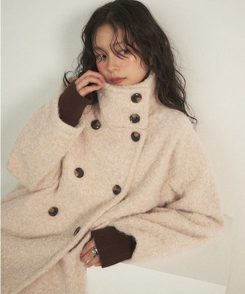 Shelly island（シェリーアイランド） コート アウター 2WAYシャギー