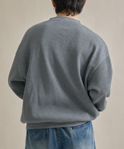 epnok tシャツ ワッフルヘンリーネックTee メンズ レディース