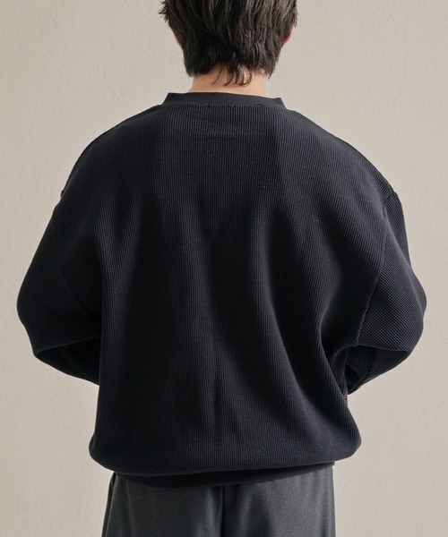 epnok tシャツ ワッフルヘンリーネックTee メンズ レディース