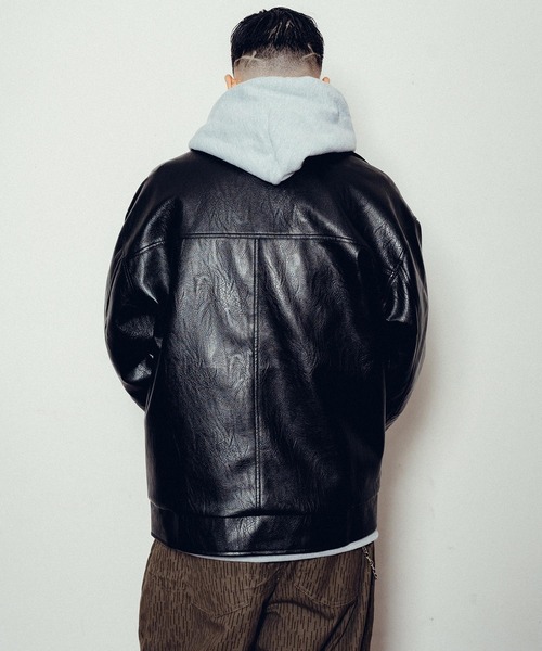 Subciety 革ジャン ライダース Single riders jacket メンズ