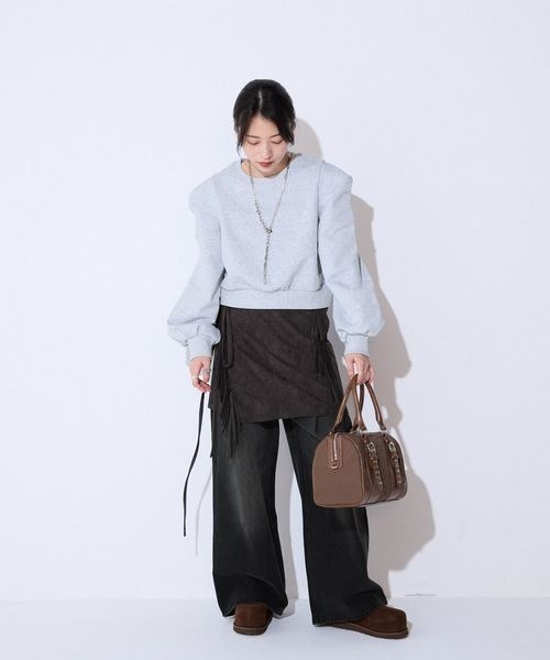 トレーナー スウェット パワショルショートプルオーバー/591794 レディース | JEANASIS | 03
