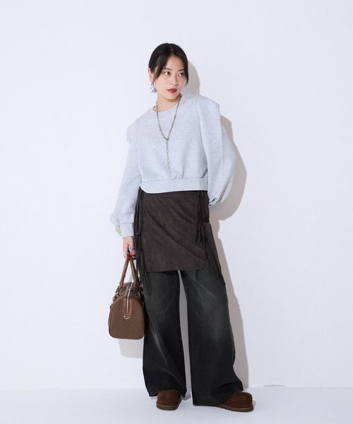 トレーナー スウェット パワショルショートプルオーバー/591794 レディース | JEANASIS | 04