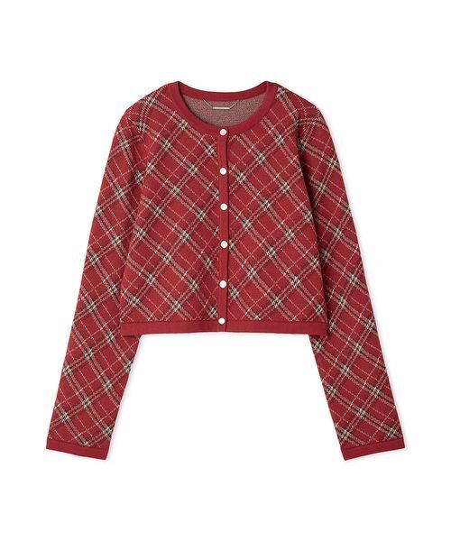 CELFORD（セルフォード） カーディガン チェックジャカード