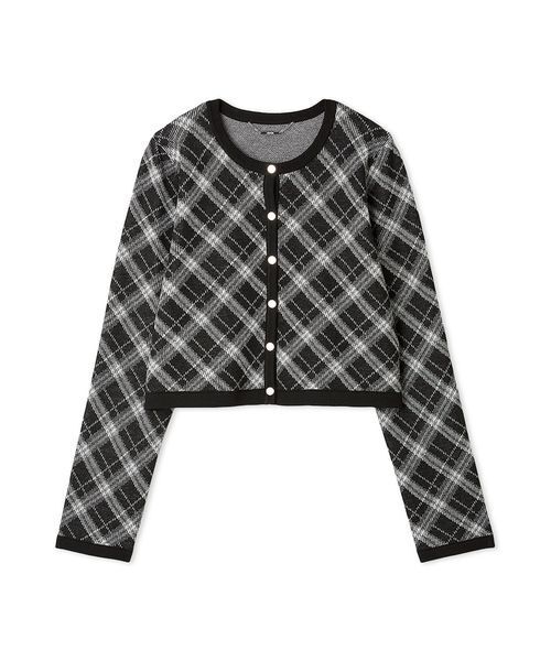 CELFORD（セルフォード） カーディガン チェックジャカード  