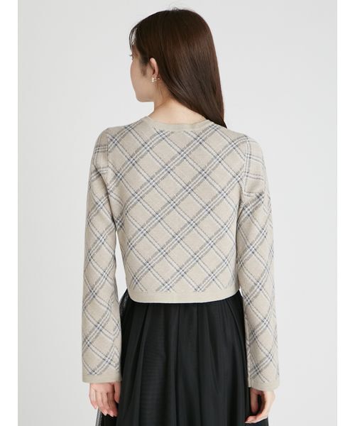 CELFORD（セルフォード） カーディガン チェックジャカード