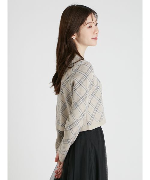 CELFORD（セルフォード） カーディガン チェックジャカード