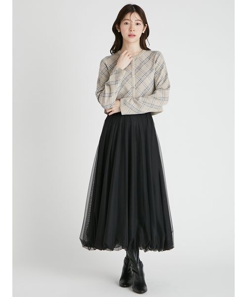 CELFORD（セルフォード） カーディガン チェックジャカード